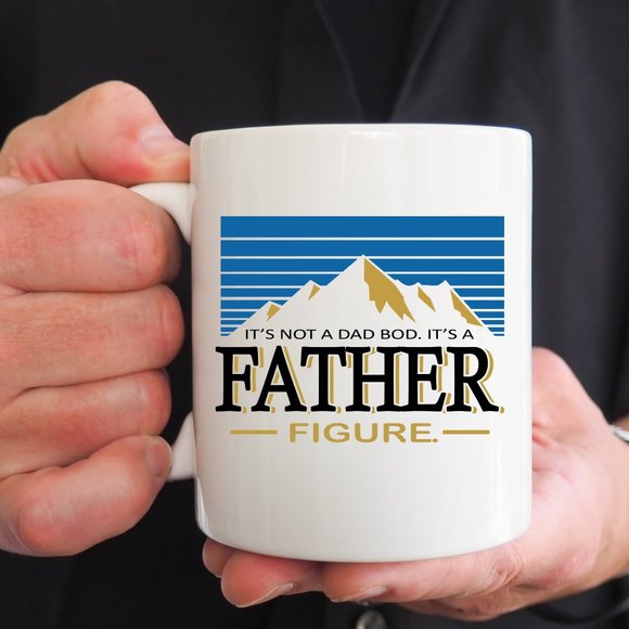 Hand Crafted Other - Funny Dad Mug, Not a Dad Bod Father Figure, Beer
